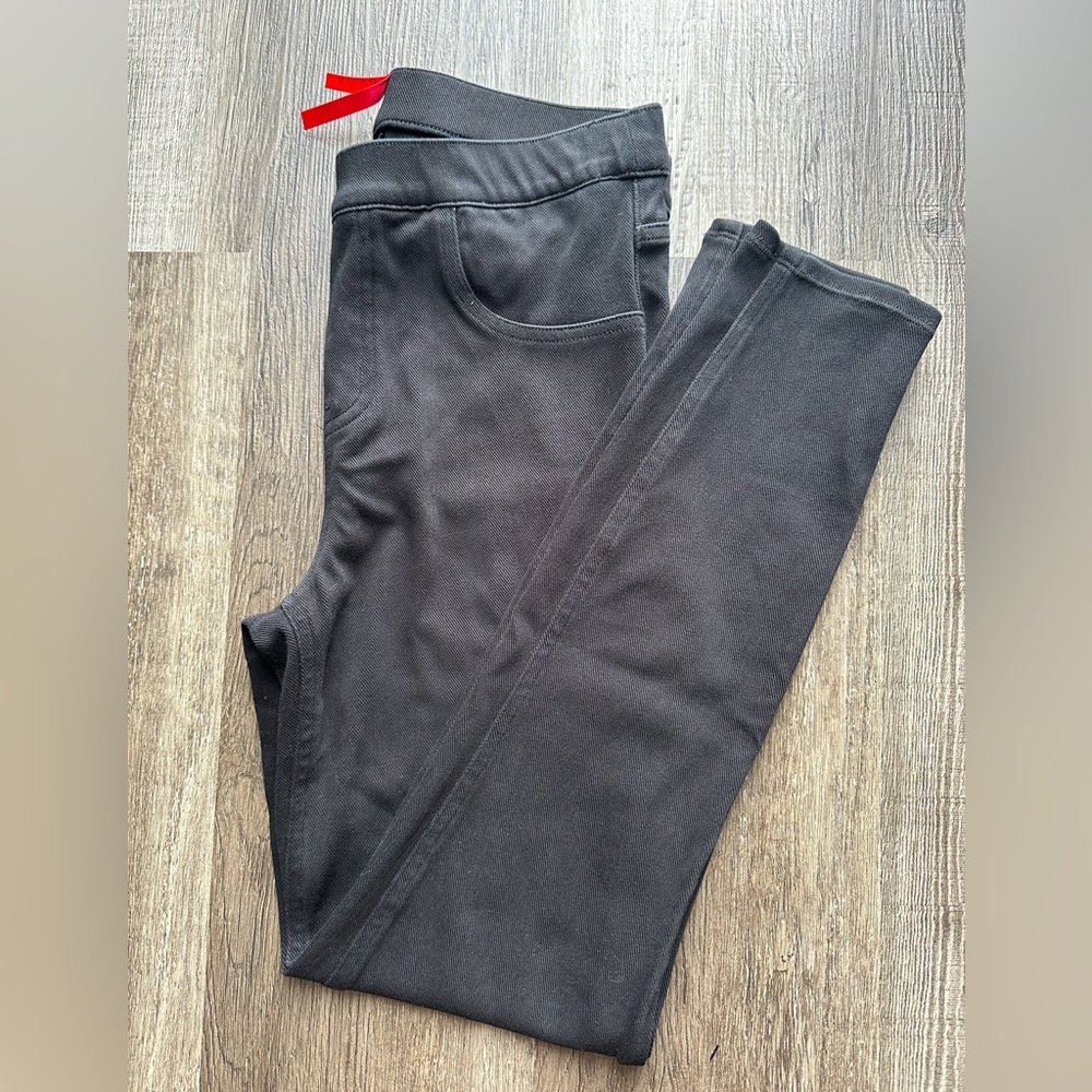 Spanx Womens Medium Black Pull On Comfort Waist Jeggings
